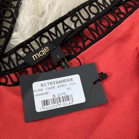 MAJE V-Neck Mini Dress - Picture 8 of 15